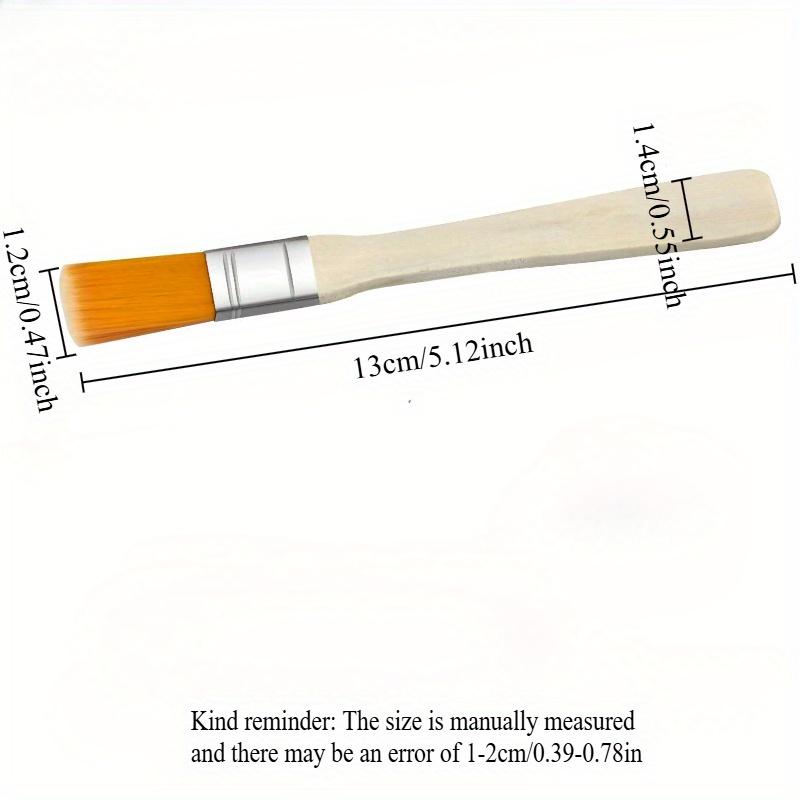 10/20pcs Painter Brush Small Nylon Bristles Flat Brush Paint Oil Brush for Art Painting Supplies DIY Paint Wall,Paint Brush Set