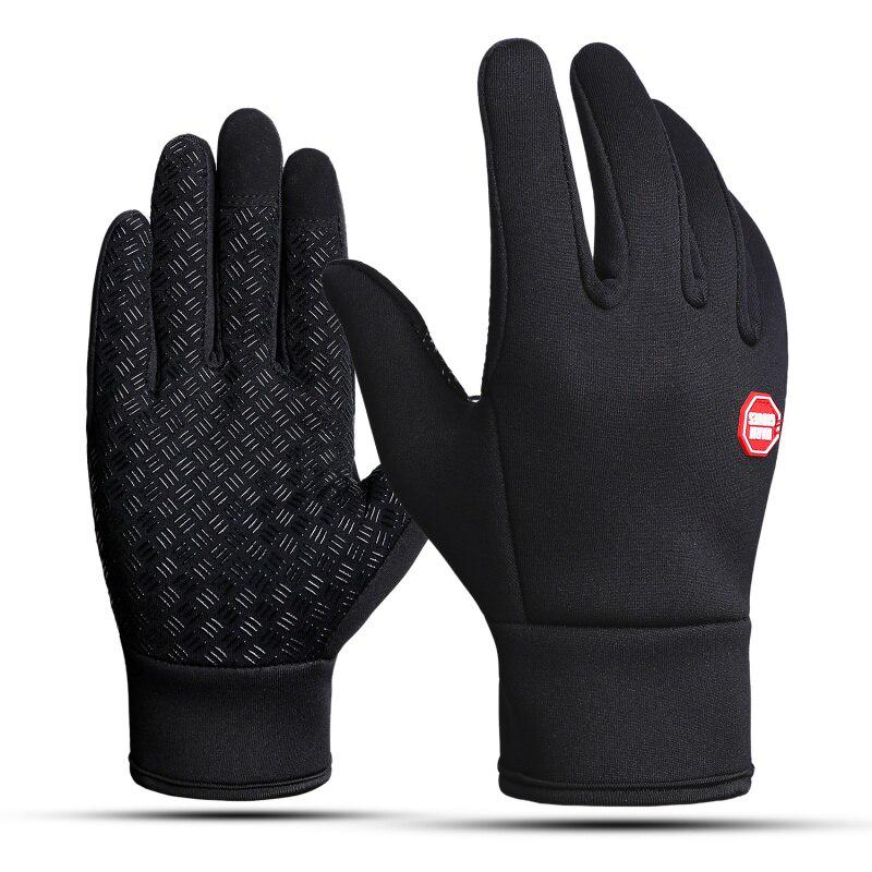 Fahrradhandschuhe Herren Winter Wasserdicht Fahrrad Handschuhe Männer Damen Touchscreen Handschuhe Outdoor Winddichte Trainingshandschuhe-vollfinger Cycling Sporthandschuhe Radsport Laufen