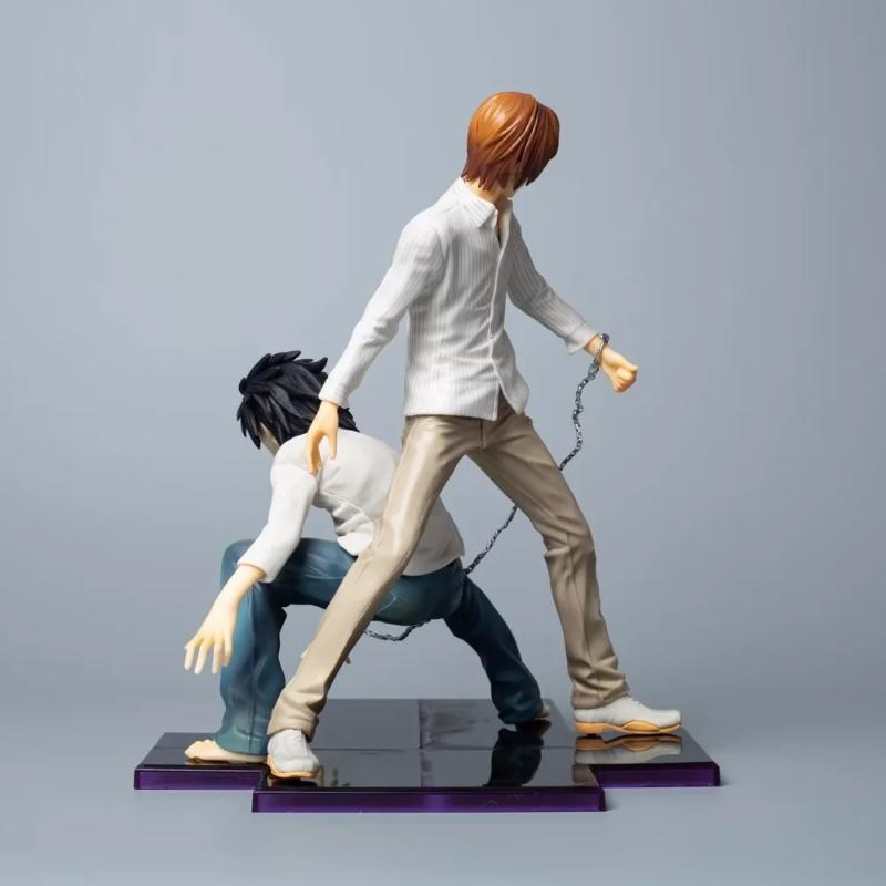 22cm Anime Death Note L Lawliet Figure Yagami Action Figure Figurine Collectible Model Doll Toy Desktop Decoration Birthday Gift