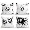 Football Soccer Cushions Pillowcase Printed Polyester 45X45Cm Throw Pillow Cover Decorative Sofa Cushion Pillowslip Home Decor