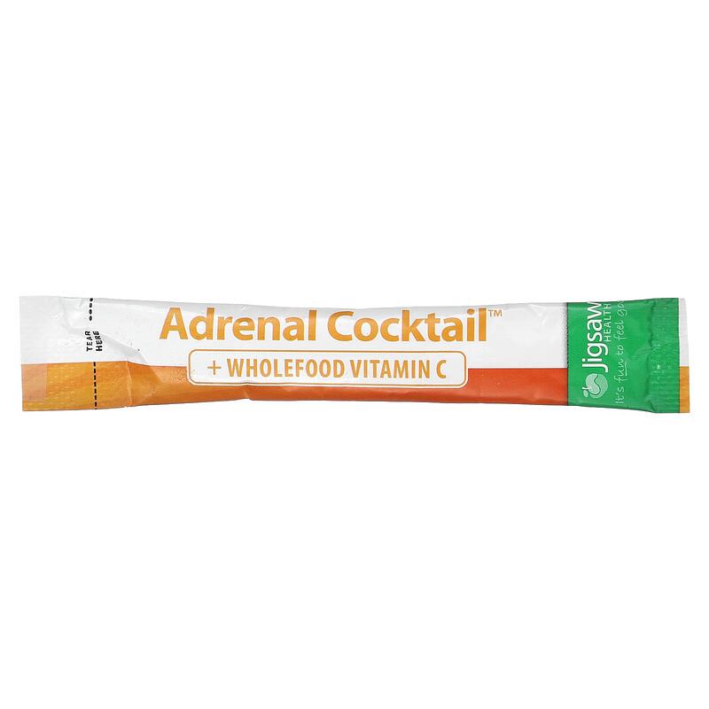 Adrenal Cocktail + Wholefood Vitamin C, 60 Packets, 4 g Each