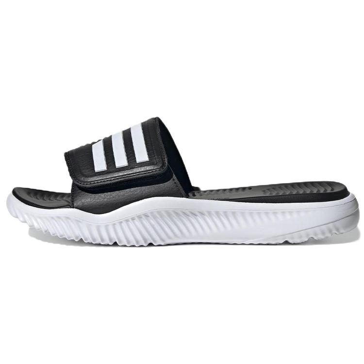 

Новые шлепанцы Alphabounce Slide Adidas Черный Белый GY9415 44.5
