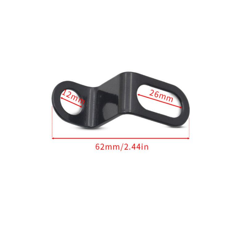 1 Pair Universal Bicycle Motorcycle Rear Turn Signal Light Holder Metal Bracket Indicator Stand Easy