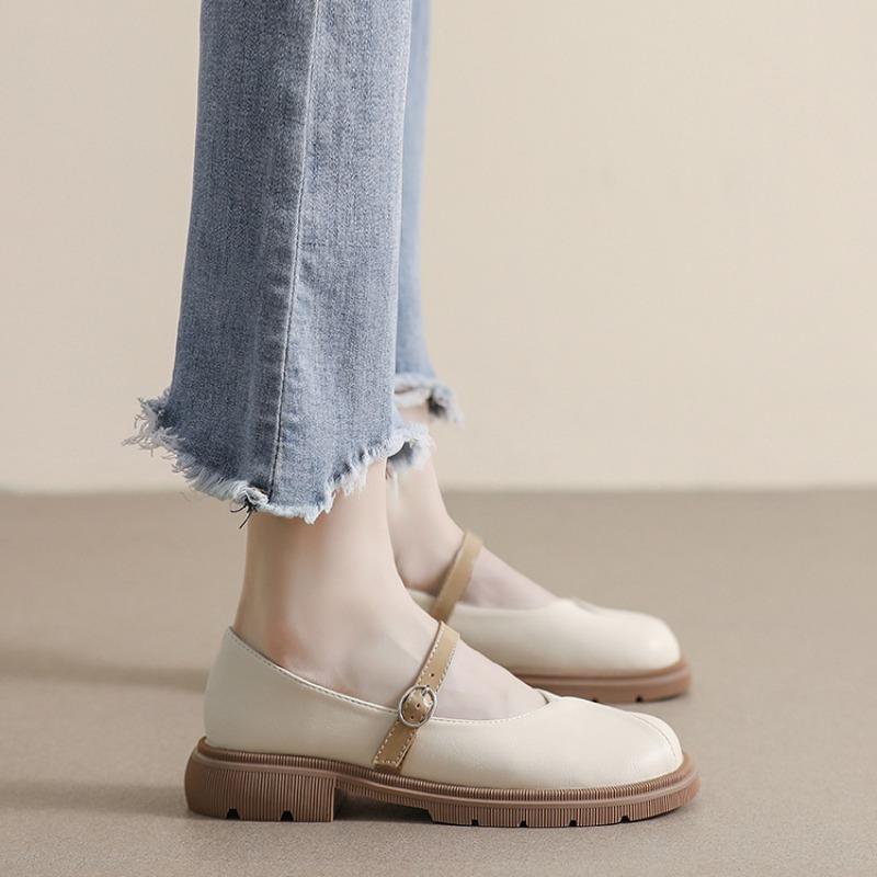 Fashion Woman Flats Moccasins Round Toe Normal Leather Casual Shoes for Women Loafers Non Slip On Sale Wholesale Shoe 2024 Summer Spring