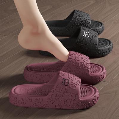 Unisex Sommer EVA Deodorant Rutschfeste Indoor Badeslipper mit dicker Sohle für einen kühlen, gedämpften Schritt