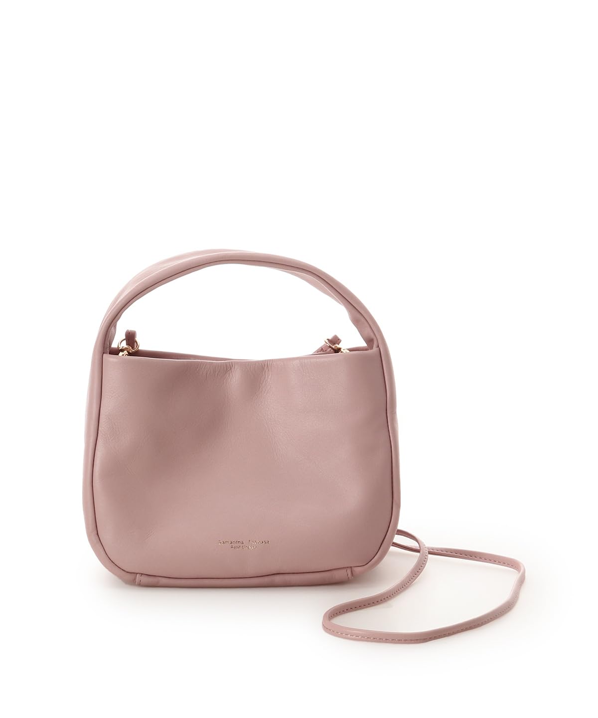 

Thavasa Petit Soft Leather Mini Bag [Samantha Choice] розовый