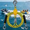Heavy Type Boats Tow Rope With Stainless Steel Connector Water Sports Tow Line For Kayaks Ski And Small Yachts