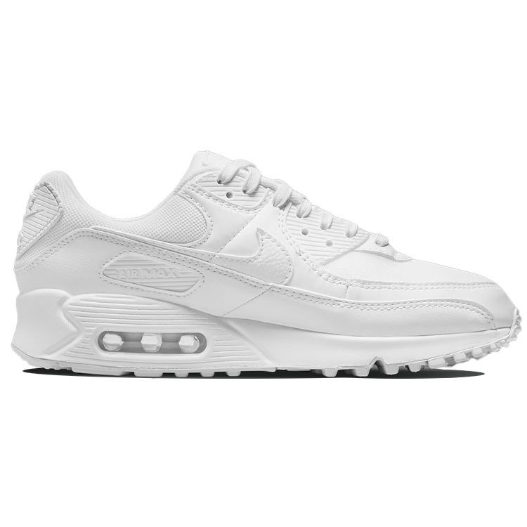 Nike Air Max 90 Triple White Women Sneakers DH8010-100
