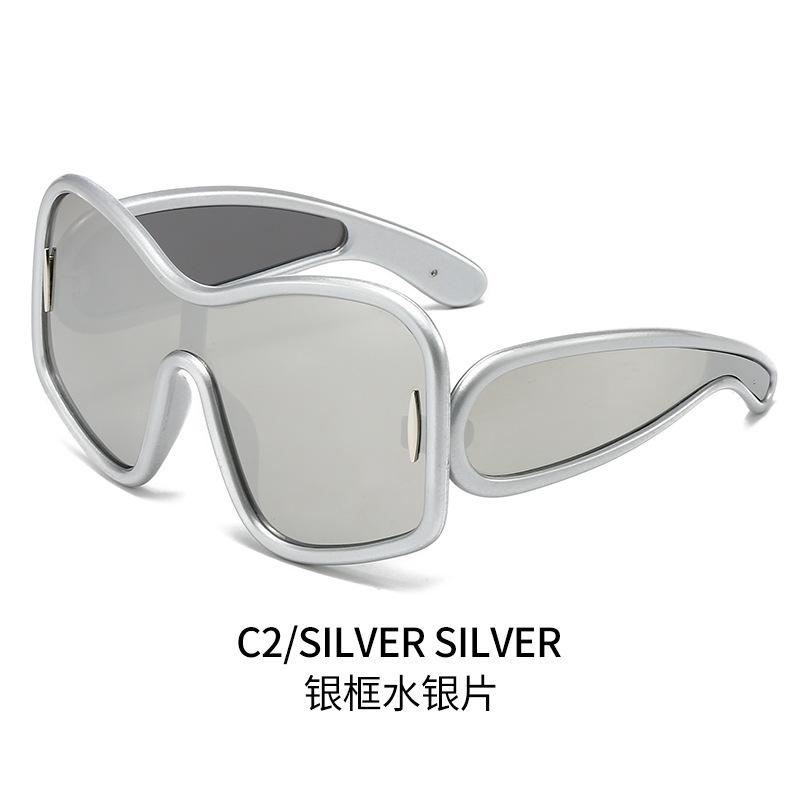 Солнцезащитные очки JYL TS Геометрия Треугольник Контраст/5650 B-4826 тюльпан