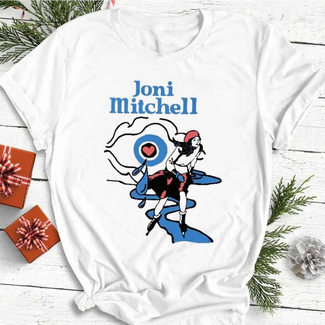 Joni Mitchell River S-234XL Shirt White Gift fans A036 S