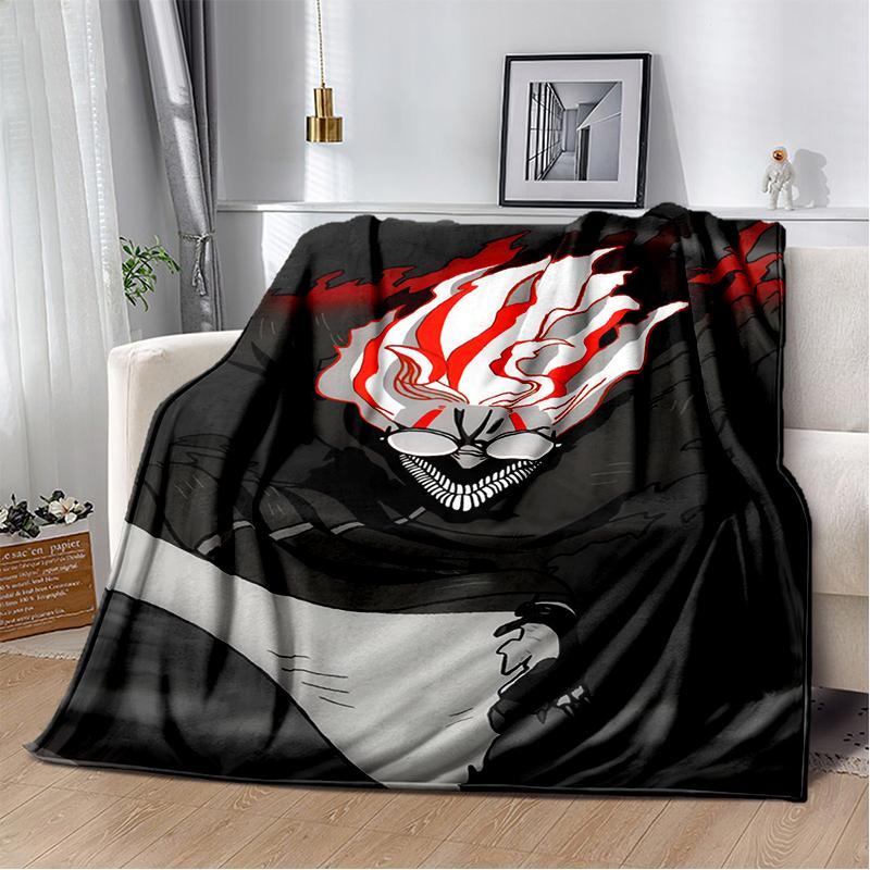 3D DAN DA DAN Anime Cartoon Blanket,Soft Throw Blanket for Home Bedroom Bed Sofa Picnic Travel Office Cover Kids Gift