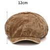HT4911 Mens Berets Women Corduroy Artist Painter Beret Hat Male Female Adjustable Ivy Flat Cap Autumn Winter Octagonal Beret Cap