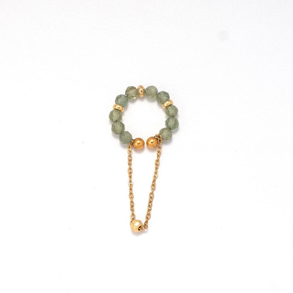 Colorful Crystal Dangle Earrings Handmade Tassel Ear Clip Aesthetic Beads Ear Cuff  Girl