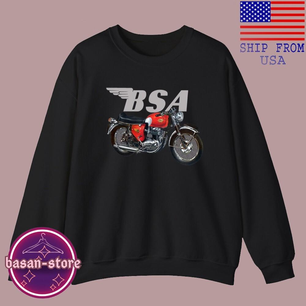 BSA Motorcycle Black Size S3XL Unisex T-Shirt XL