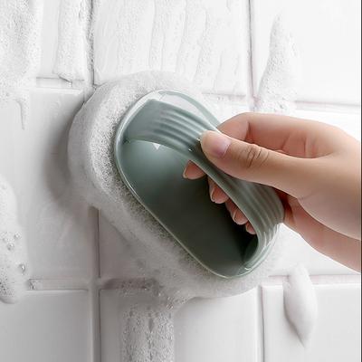 Nova Escova de Limpeza Doméstica para Banheira, Azulejos de Banheiro, Pia de Cozinha e Chão com Esponja