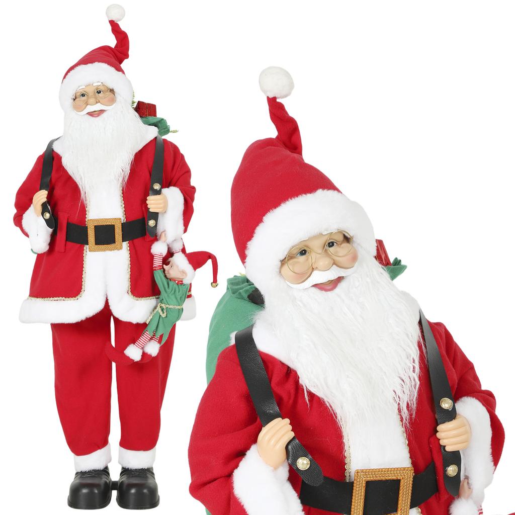 4ft Life Size Singing Dancing Santa Claus 120 Cm Musical Animated