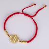 Dawapara Flower of Life Women Bracelet Mandala Sacred Geometry Yoga Meditation Amulet Stainless Steel Jewelry