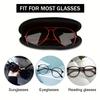 Vintage Floral Patchwork Print Soft Eyeglasses Sunglasses Case,Portable Anti Scratch Spectacle Pouch,Lightweight Protective Eyewear Bag for Travel