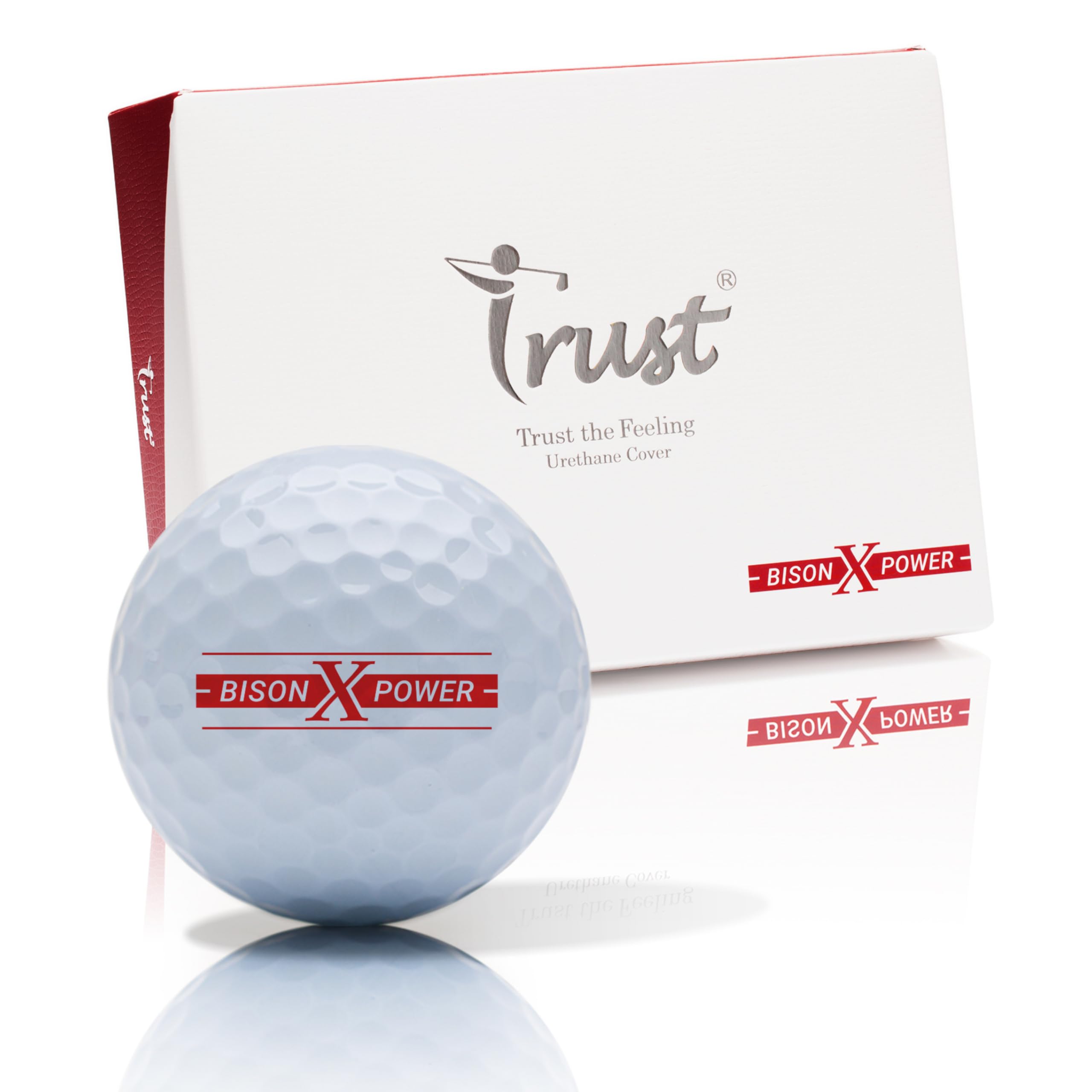 

Trust Bison X Power Golf Overwhelming Stop Where You and Comfortable Urethane Suitable for Head Speeds of and Up One Dozen in Pearl Balls Distance,