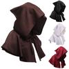 Männer Frauen Mittelalterliche Gugel Mütze Renaissance Mönch Halloween Cosplay Kapuzenumhang
