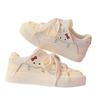 Little white shoes women's spring 2025 new niche original versatile milk fufu with skirt board shoes sports and leisure shoes