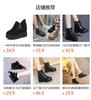 Single shoes women's 2025 new fashionable versatile comfortable inner height increase small retro 10cm lazy women's shoes