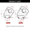Handlebar Risers for Kawasaki Bikes 22mm 28mm Handlebar Height Adjustment Riser Bar Clamp Mount Handle Riser Bike (28mm Black)