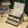 Three-Layer Acrylic Jewelry Box with Anti-Oxidation and Large Capacity Storage for Rings