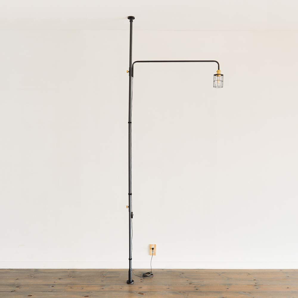 DRAW A LINE Lamp Arm, Black, Size: 91.5cm W x 5cm D x 16cm H, DRAW A LINE (D-BLL-BK)