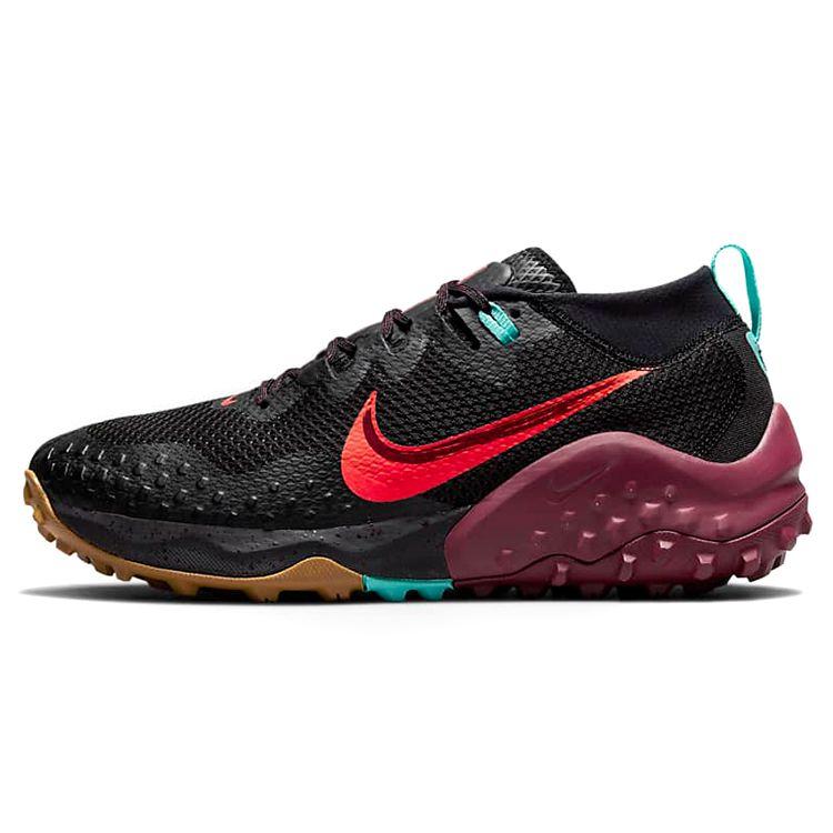 Nike Wildhorse 7 Black Bright Crimson Men Sneakers Dark-Beetroot Dynamic-Turquoise CZ1856-001 44
