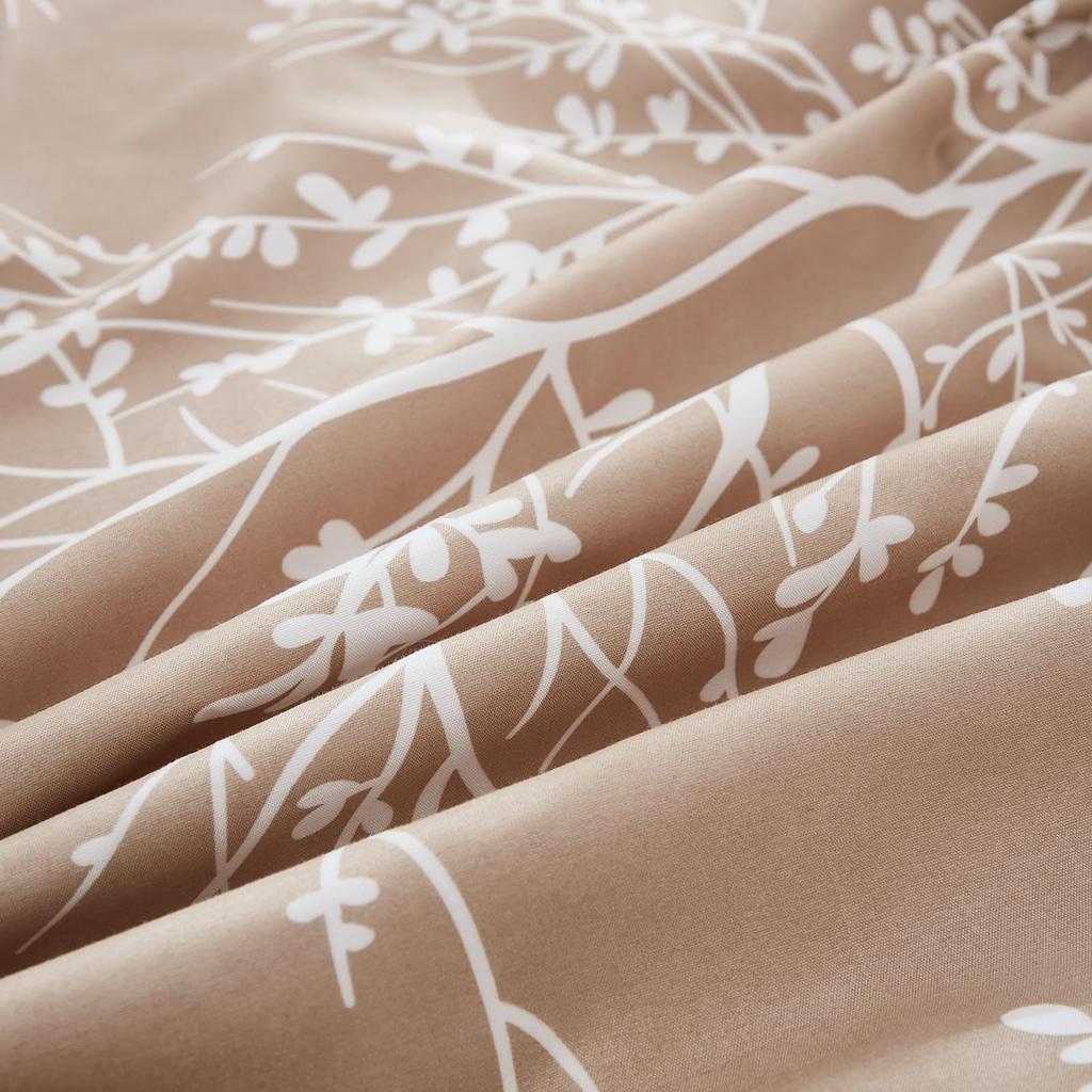 Plant Flower Pattern Bed Hat Three-Piece Digital Printing Bedding Bed Hat Three-Piece Set Children And Adults