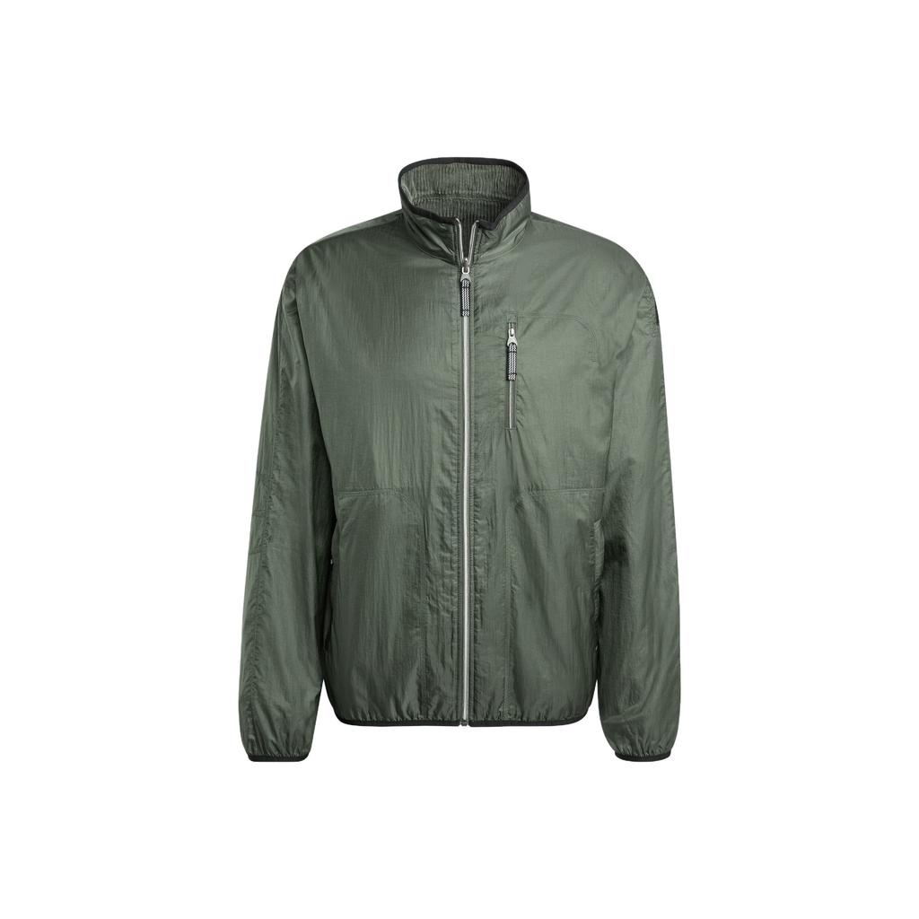 Adidas Equipment Series FW25 Reversible Corduroy Loose Fit Stand Collar Zip Long Sleeve Jacket Men Jackets JV7660