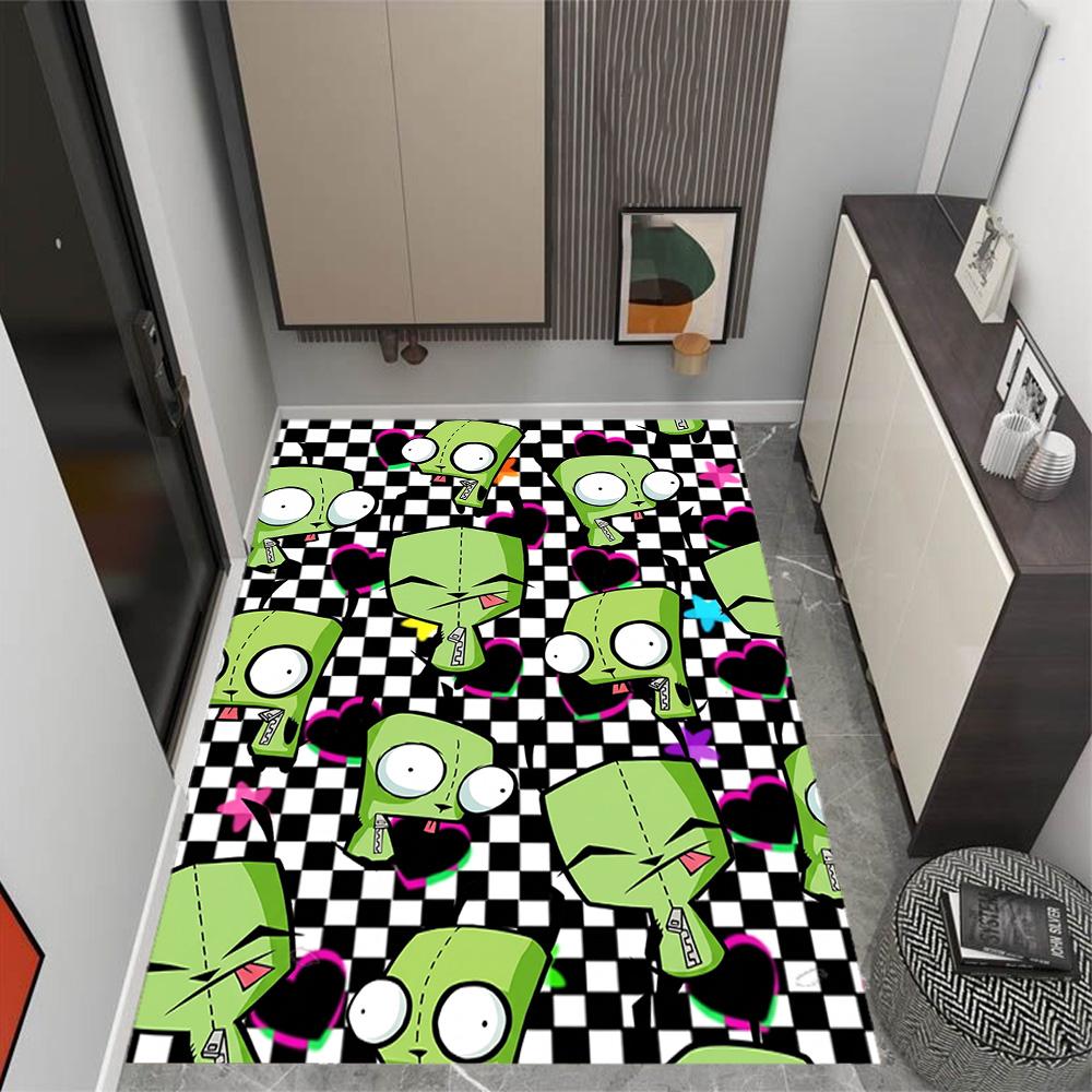 Zombie Invasion Carpet Suitable for Playrooms Balcony Game Room Dormitory Anti-slip Rug Office home decor Best for Christmas