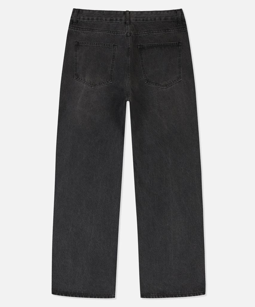 GROOVE RHYME Front Pintuck Washed Wide Denim Pants - 4 Colors