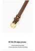 Versatile Women's Thin Fashion Belt for Jeans, Coats, Dresses, and Korean Pants.