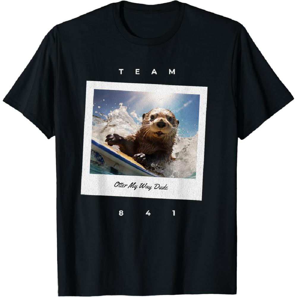 

841 Surfing Otter 841 Otter Team 841 California Otter 841 T-Shirt S