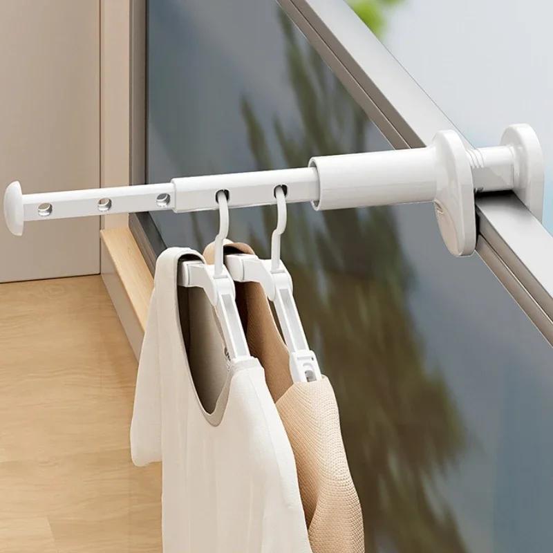 

Multifunctional Portable Drying Rack Retractable , Antislip Hanger for Travel & Home Clothes Storage