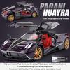 1/24 Alloy Die-casting Metal Pagani Huayra Dinastia Car Model Toys with Sound and Light Functions,Pull Back,Adults and Children Are Suitable for Gifts
