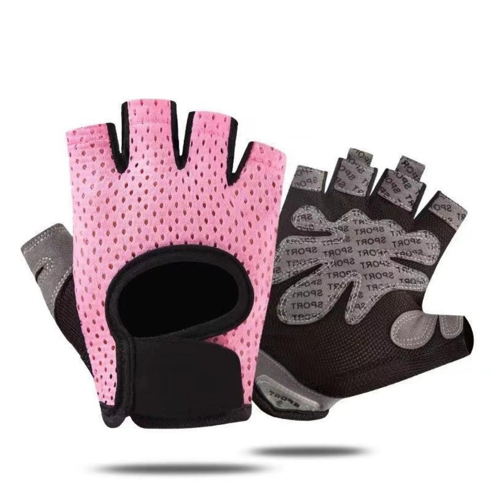 1 Pair Non-Slip Fitness Gloves Elastic Training Gloves Durable Gym Gloves Outdoor Sports