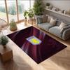 Aston Villa Football Soccer Football Pattern Soft Area Rug Non Slip Indoor Floor Carpet Sports Decor Mat for Bedroom