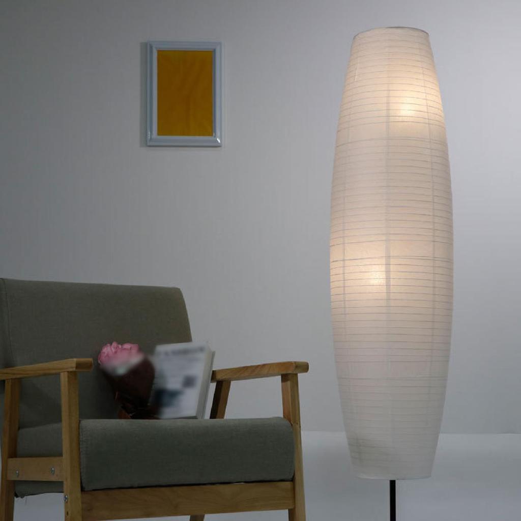 Creative Paper Lampshade for Living Room, Modern Floor Light