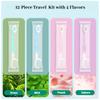 Disposable Mini Toothbrush with Flavors for Fresh Breath Multi-Functional Oral Care Travel Kit