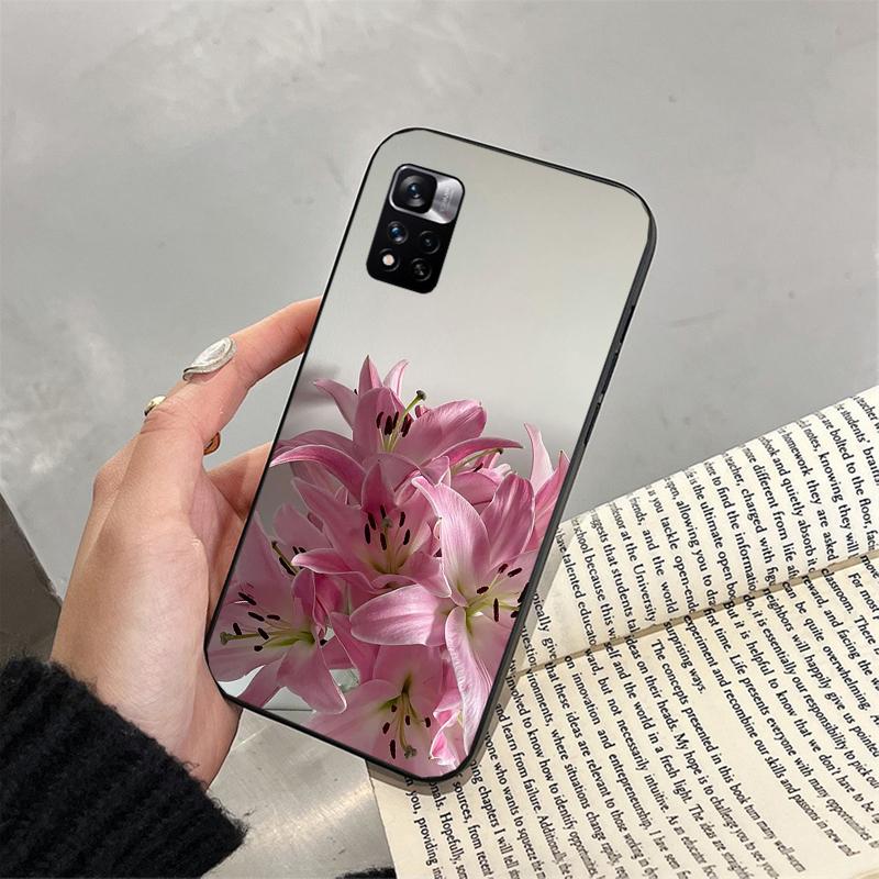 Phone Case For Xiaomi Poco C71 15T 14T Pro Redmi Note 15 14 14 13 Pro Redmi A5 15C 13C Oil Painting Lily Flower