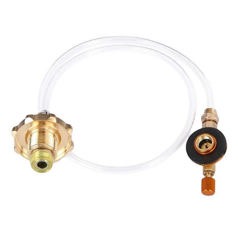 Outdoor Camping Gas Stove Refill Adapter Cylinder Inflation Valve Gas Tank Furnace Connector BBQ Accessory