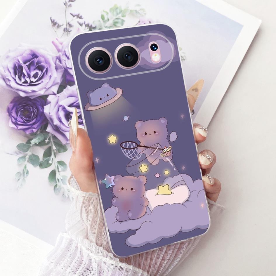 6.55" For Honor 500 5G Case Fashion Flower Bowknot Soft Slim Silicone Phone Cover For Honor 500 Pro Funda MEY-AN00 Honor500 Capa