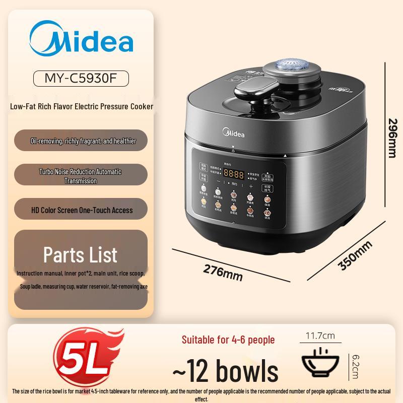 Midea 5L Smart Electric Pressure Cooker