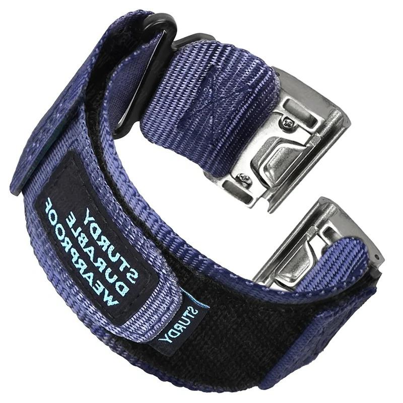 

Sports Nylon Loop band for Garmin Watch Tactix 7Pro Fenix 8 7X 6X 7 5 6 Pro 5X 3 3HR Bracelet for Garmin Band 26mm 22mm Strap For Fenix 7X