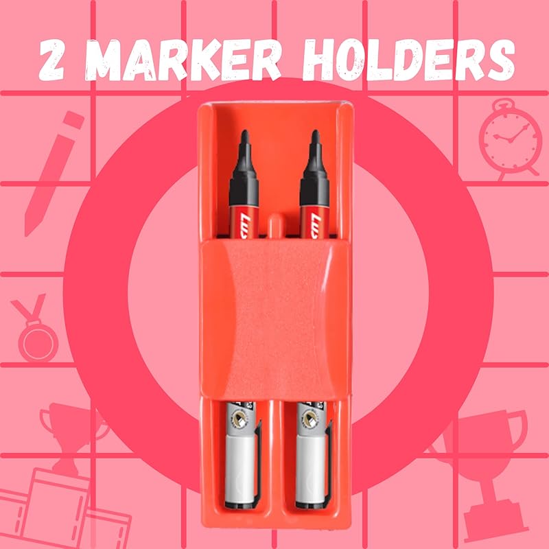 

Eduway Combination Board Kit (50 Push Pins, 1 Non-Magnetic Duster, 2 Markers) |Compatible with Combination Non-Magnetic