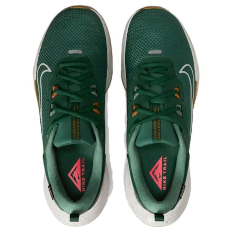 Nike Juniper Trail 2 GORE-TEX Fir Desert Ochre Herr Sneakers Grön Bright-Crimson Ljus-Silver HM9734-301