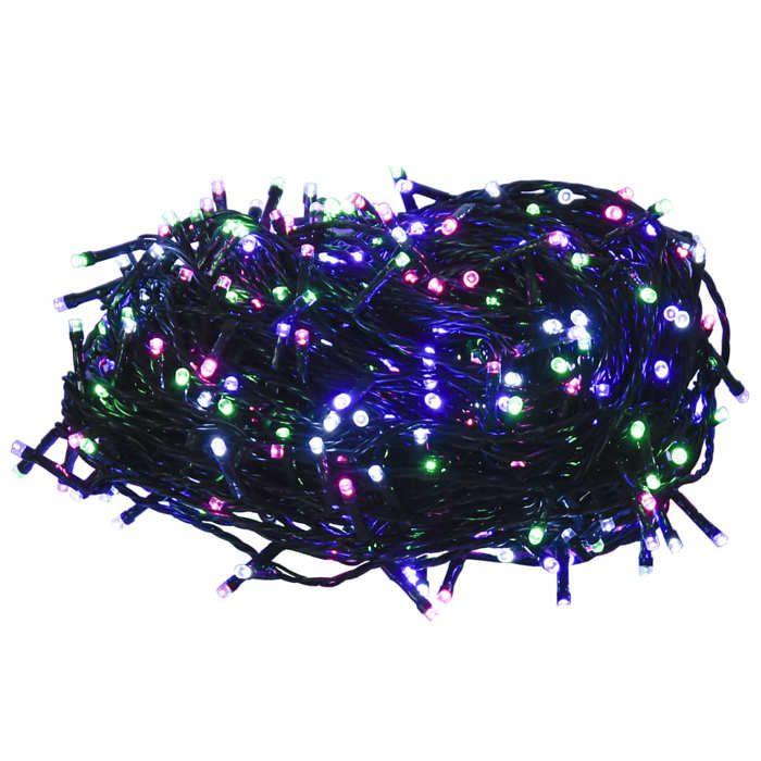 VidaXL Guirlande LED avec 2000 LED Guirlande Lumineuse Décoration de Fête Ornement de Noël Salle de Séjour Intérieur 343227